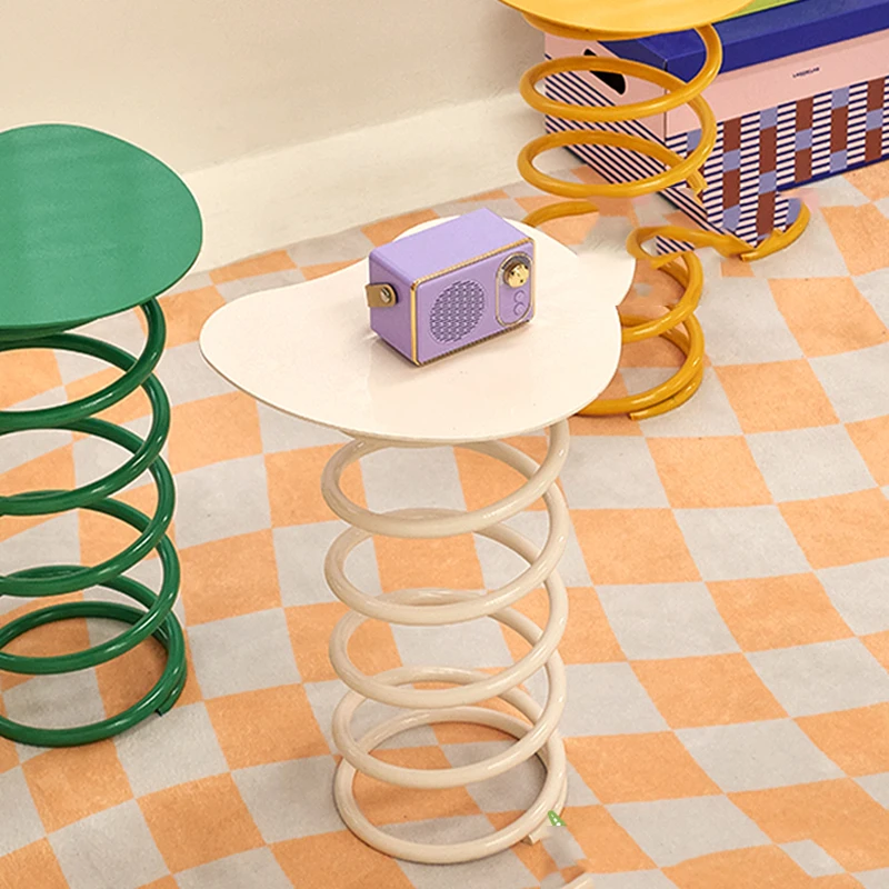 Маленький складной мобильный журнальный столик для гостиной сада хранения