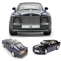124 rolls royce car model metal model car alloy die casting car childrens toy gift collectibles free shipping
