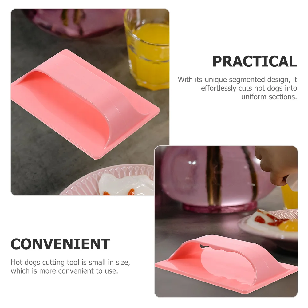 2 шт. инструмент для нарезки хот-догов колбаса пластиковые домашние слайсеры