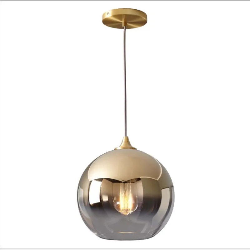 

Noedic Bottomless Sphere Pendant Lights Glass Lamp Shade Home Decor Bedroom LED Lighting Bar Hanging Lamps Restaurant Light