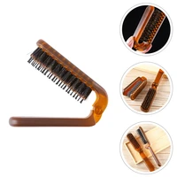 folding hair brush pocket brush foldable anti static comb portable for travel any hairstyles mens beards