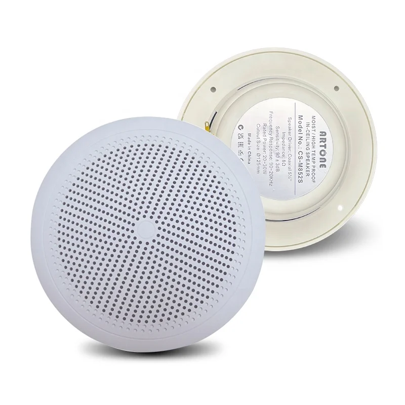 Тонкий морской радиокомбинированный 20 Вт водонепроницаемый потолочный динамик