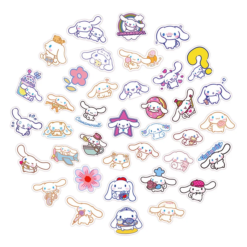 Sanrio мультфильм аниме Cinnamoroll Собака наклейки водонепроницаемый СКЕЙТБОРД гитара