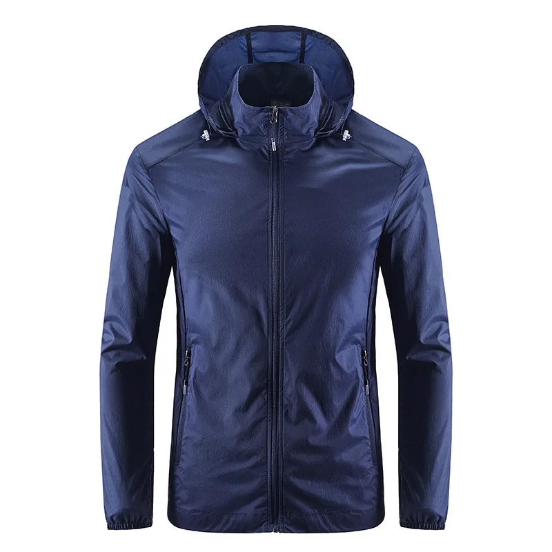 Летний солнцезащитный костюм для мужчин тонкий дышащий Быстросохнущий кожаный с