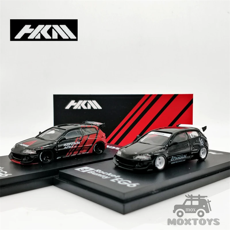 

HKM 1:64 Honda Civic EG6 Pandem Rocket Bunny Diecast Model Car