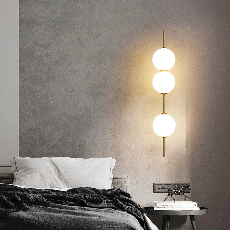 

Nordic Modern Designer Pendant Lamp Simple Bar Table Dining Room Restaurant Magic Bean Pendant Lights Office Ball Grape Hanglamp