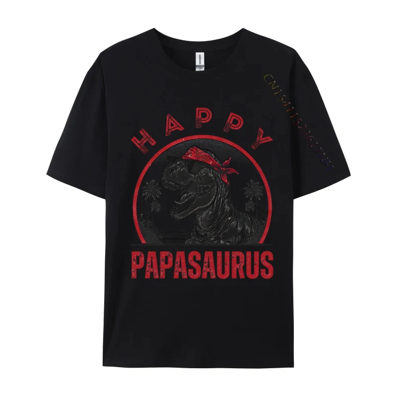 Футболка счастливого папазавра топы рубашки Новое поступление повседневные