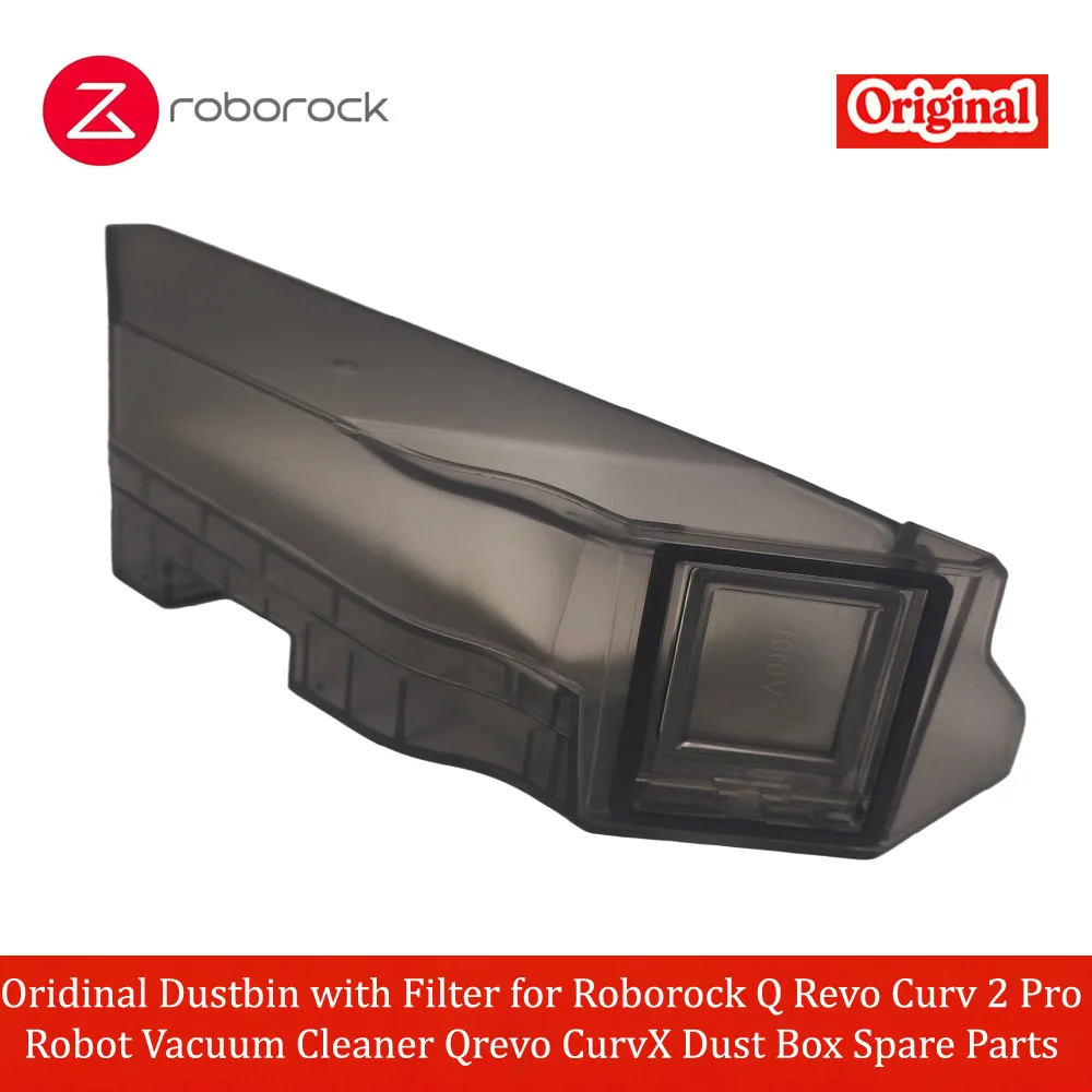 Оригинальный контейнер для мусора с фильтром для робота-пылесоса Roborock Q Revo Curv 2 Pro, запасные части для пылесборника Qrevo CurvX (art.: 3920da274dad2) - 3920da274dad2