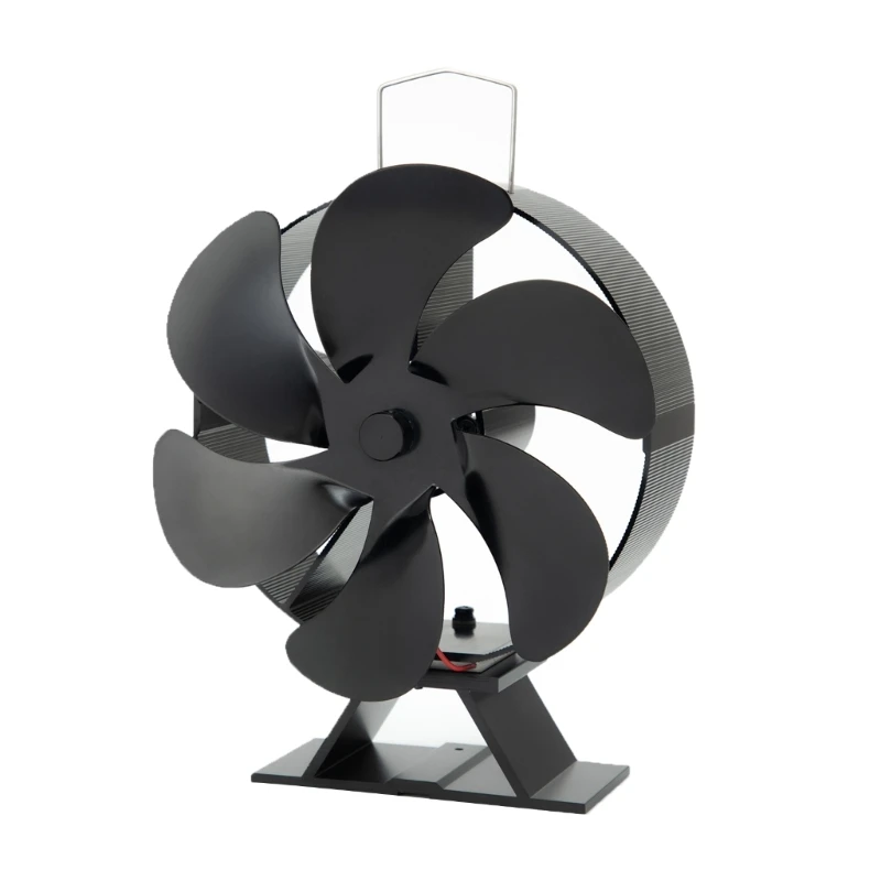 

Mini Fireplace Fan 6 Blade Heat Powered Stove Fan Log Eco-fan Quiet