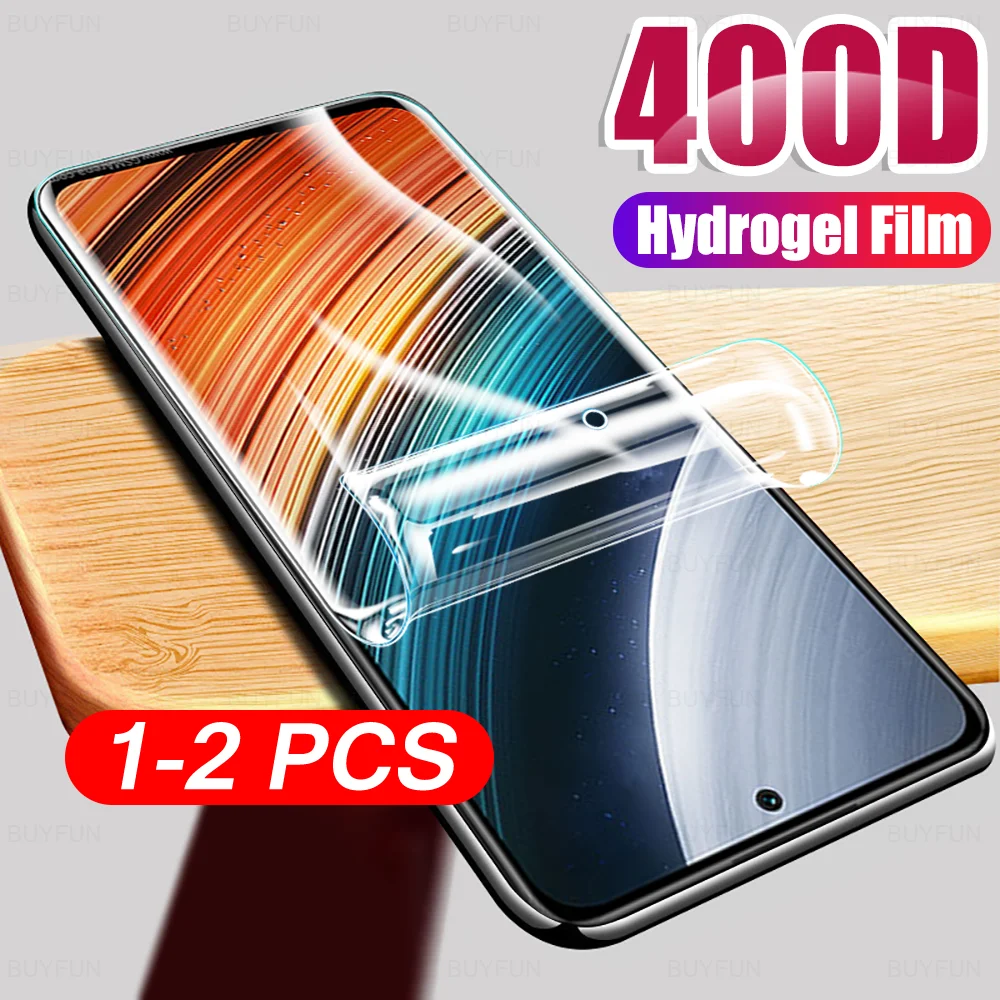 

1-2pcs Hydrogel Film For Xiaomi Redmi K40S K20 Pro K40 K40Pro Plus K50Pro K50 Gaming Cover CellPhone Screen Protectors Not Glass