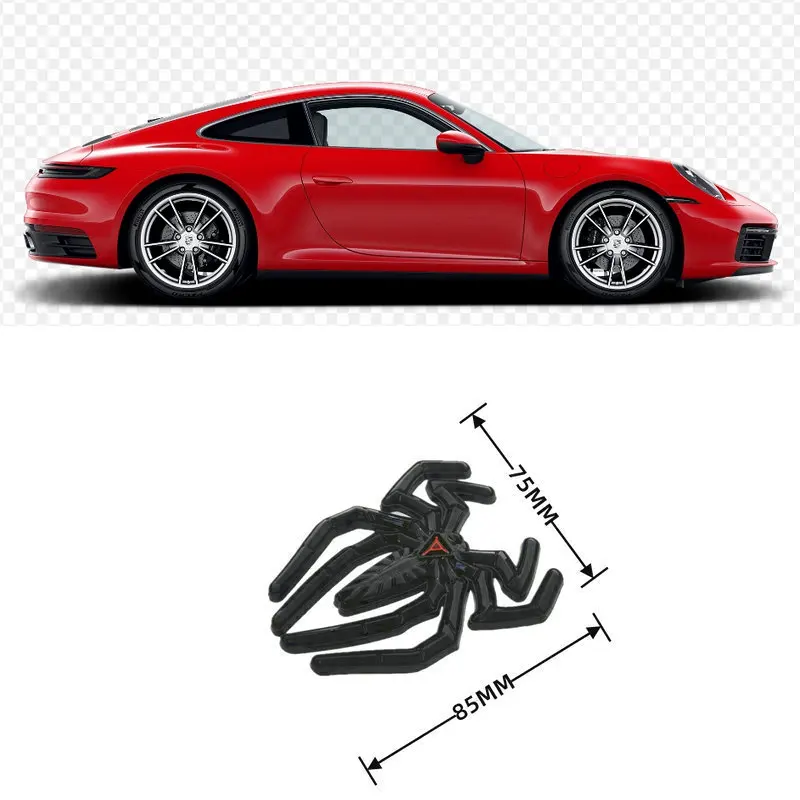 2 шт. автомобильные 3D-Наклейки для Porsche CARRERA GT 980 Cayenne 92A 9pa CAYMAN 981 987 MACAN 95B Panamera