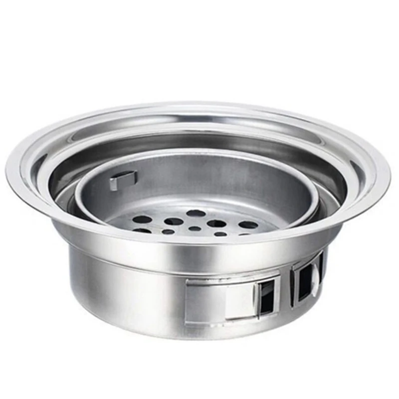 

Charcoal Barbecue Grill Non-Stick Barbecue Grills Portable Outdoor Bbq Grill Round Carbon Barbecue Stove Large