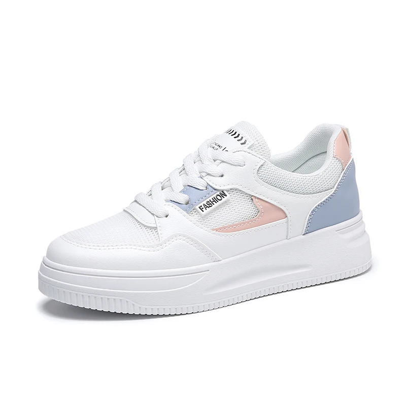 

Skateboarding Shoes Women Sneakers Air Mesh Flat White Anti-slippery Breathable Summer2022 Ladies Sports Deals New Free Shipping