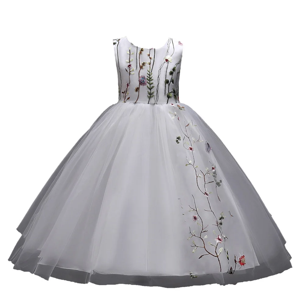 

Flower Baby Girls Kids Princess Dress Kids Party Wedding Pageant Formal Lace Tutu Dresses