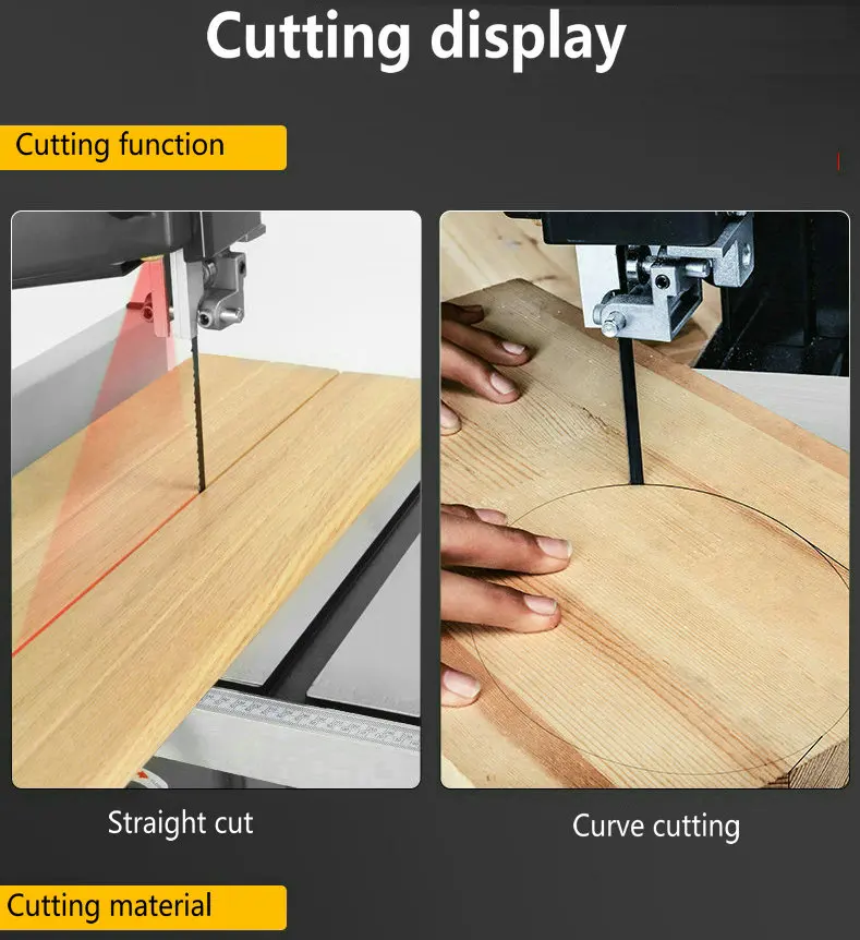 Ленточная пила 8 дюймов/9 дюймов проволочный пильный станок деревообрабатывающая