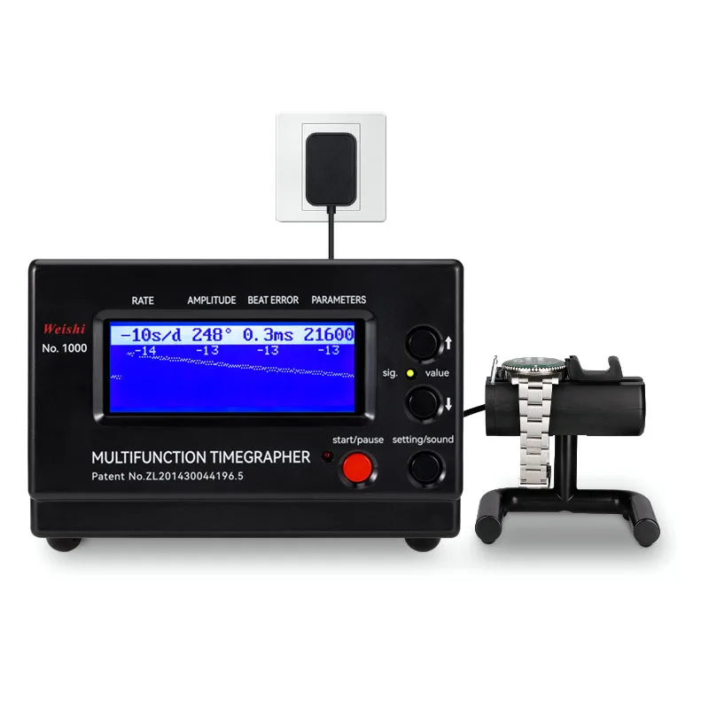 

Черный WeiShi № 1000 таймограф, инструмент для тестирования часов