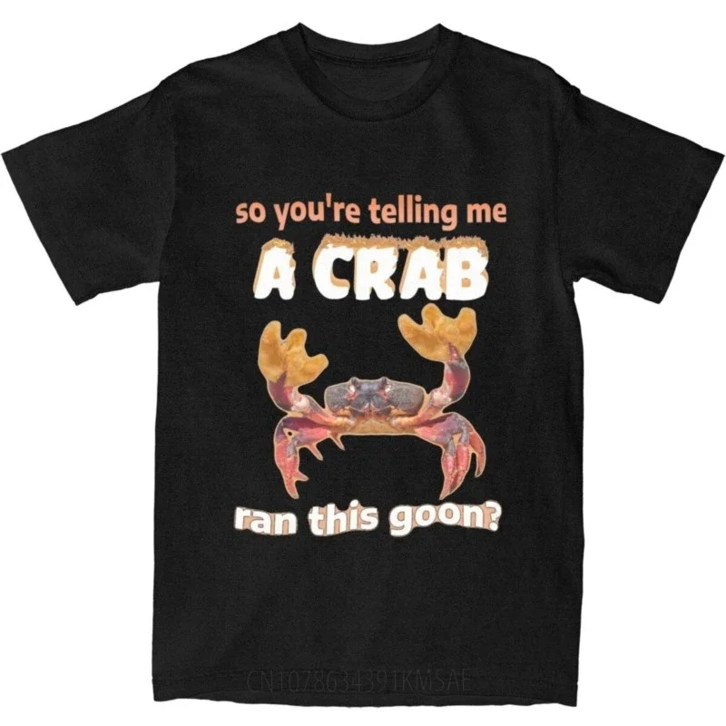 Забавный краб-Рангон-мем мужская и женская футболка забавный юмор одежда с