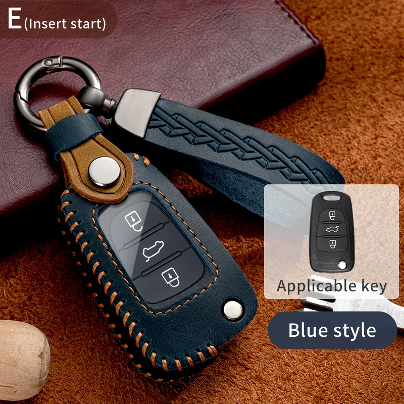 

Car Key Case Cover for Kia Sportage Rio 3 Soul Optima Ceed Pro K5 K2 Pride for Hyundai I20 I30 Ix20 Ix35 Elantra Accent