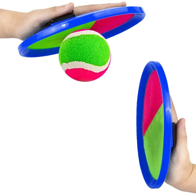 

Toss And Catch Game For Toddlers Upgraded Carrying Lawn Classic Outdoor Games Preschool Outdoor Toys For Kids/Family 2 Rackets 1