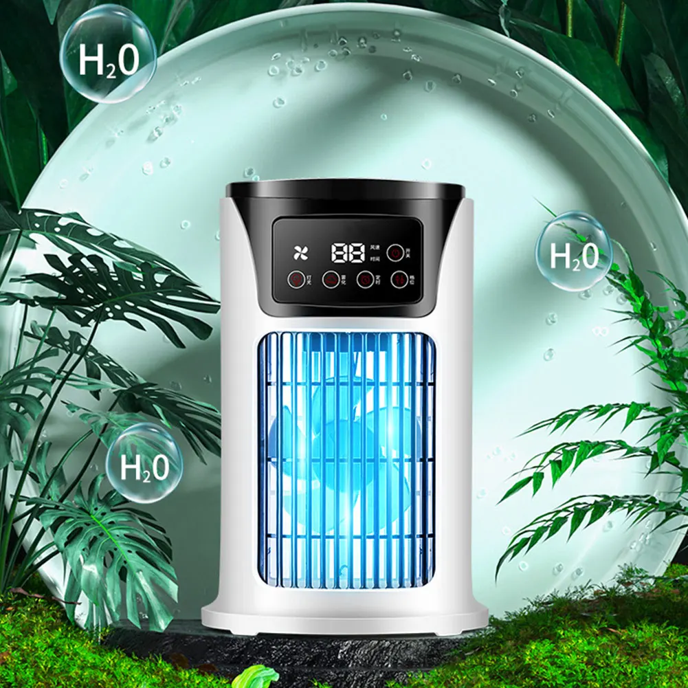 Портативный Настольный Вентилятор С Таймером 6 Часов Скоростей Охлаждающий