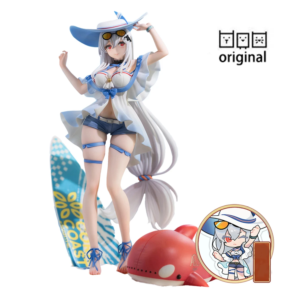 

Anigame, оригинальный arknight Skadi Beachside Summer Ver. 1/7 экшн-фигурки аниме модели коллекционные игрушки 25 см