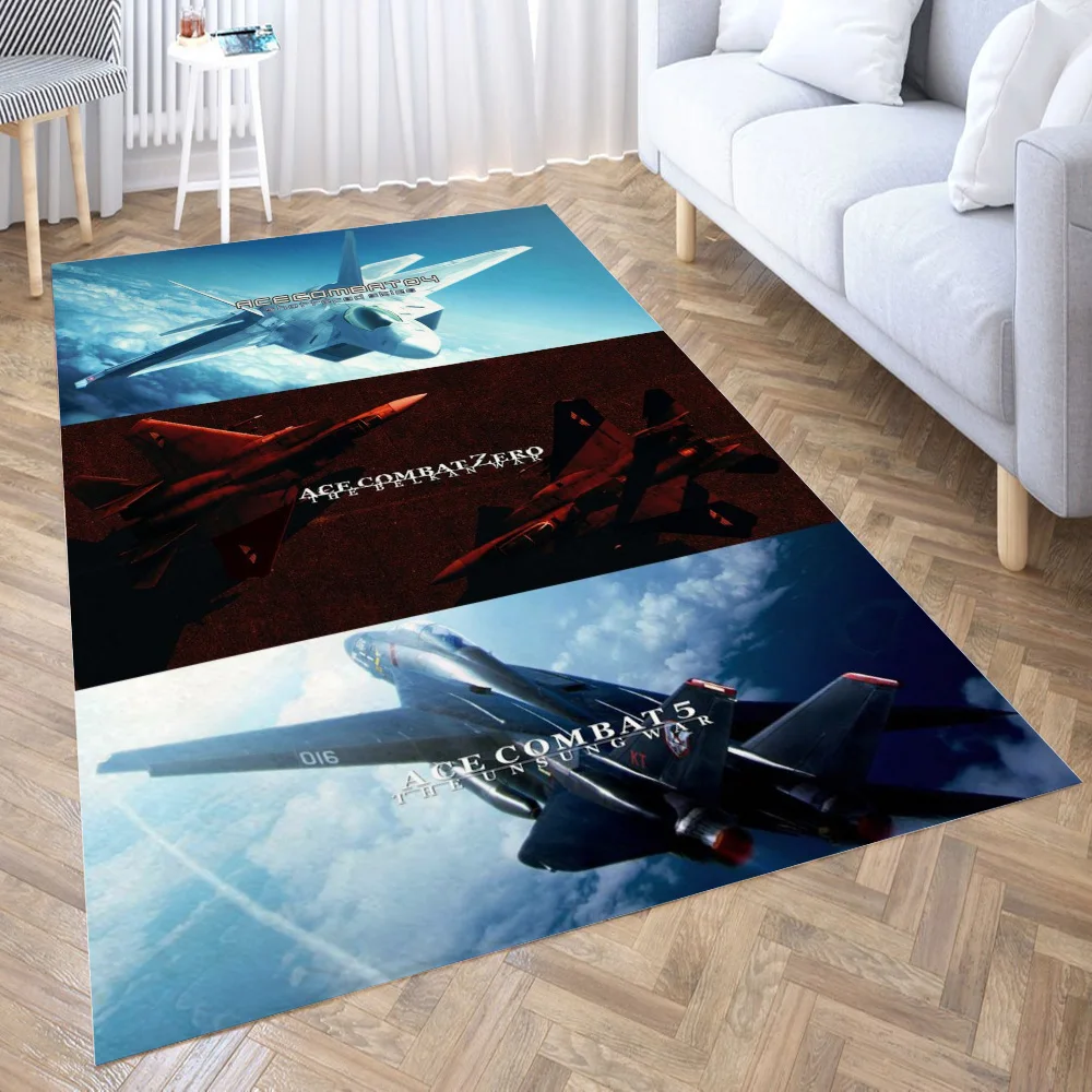 

Ace Combat Rug Floor Mats Carpet for Living Room Doormat Plush Non-slip Chair Mat Bathroom Carpet Furry Carpet In The Bedroom