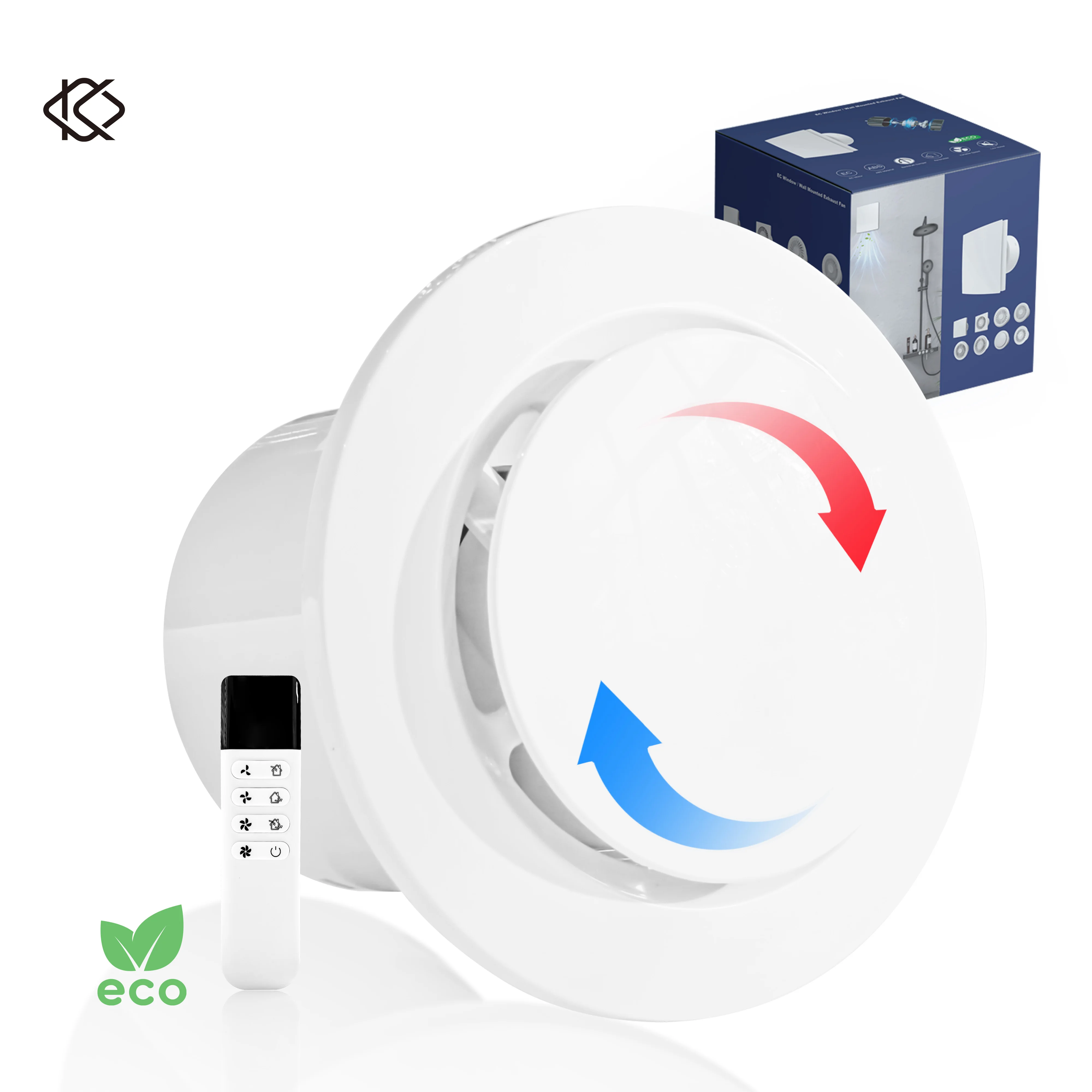 

KCvents круглый вытяжной вентилятор APC-A 4/6/8 дюймов