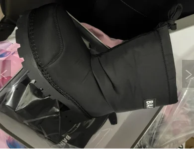 2024 новые зимние женские уличные лыжные ботинки на платформе с большой головкой и