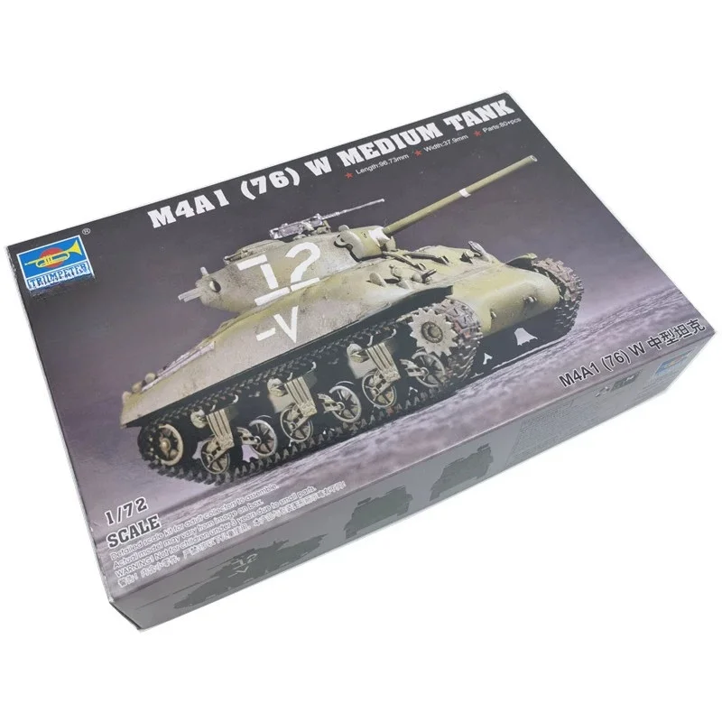 Средний танк Sherman 1/72 USS M4A1 главный боевой в сборе военная модель