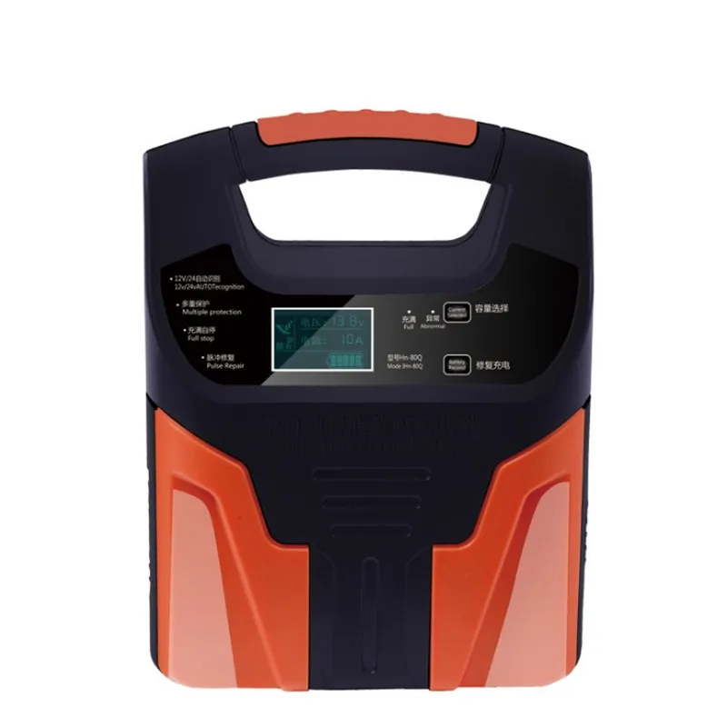 Новинка! Обновление! 12 В/24 В Автомобильное зарядное устройство для аккумулятора ЖК-дисплей Интеллектуальный импульс 220 в ремонт свинцово-кислотной батареи 2 Ач