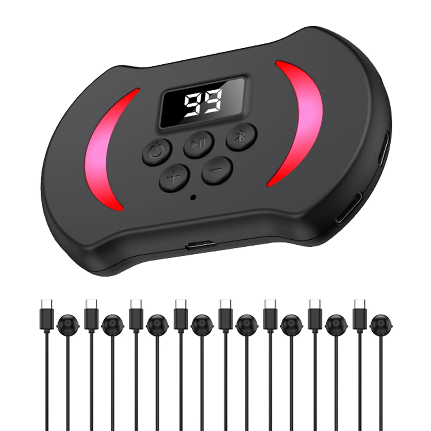 

Smart Clicker Mobile Phone Screen Automatic Clicker Mute Connector Simulation Finger Click Device-D