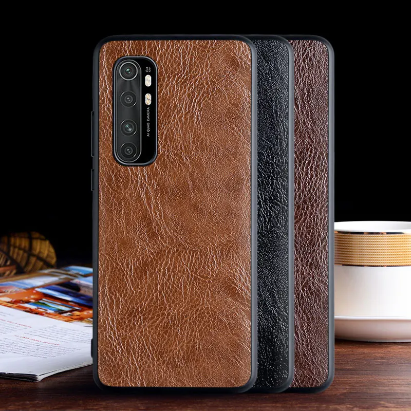 

Роскошный кожаный чехол для Xiaomi mi note 10 lite 10 pro, чехол для телефона с деловым дизайном, с ТПУ + ПК, материал 2 в 1