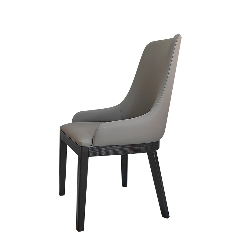 

wood hotel chair back dining chair Modern minimalist designer commercial electric dining table and chair box dining room chair