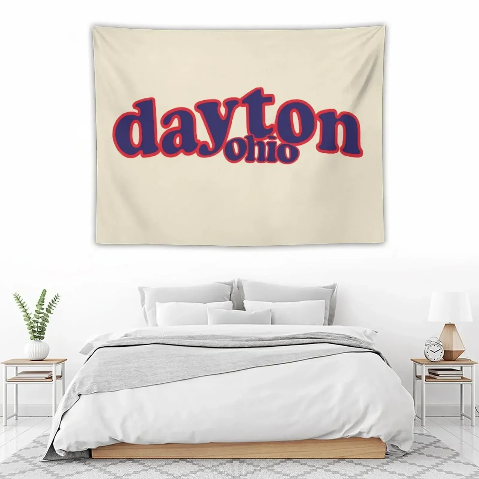 Dayton Ohio Groovy гобелен из полиэстера