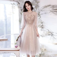 luxury sweetheart neck evening dress beautifully appliqu%c3%a9d sequin long sleeve long luxurious bridesmaid dress for elegant women