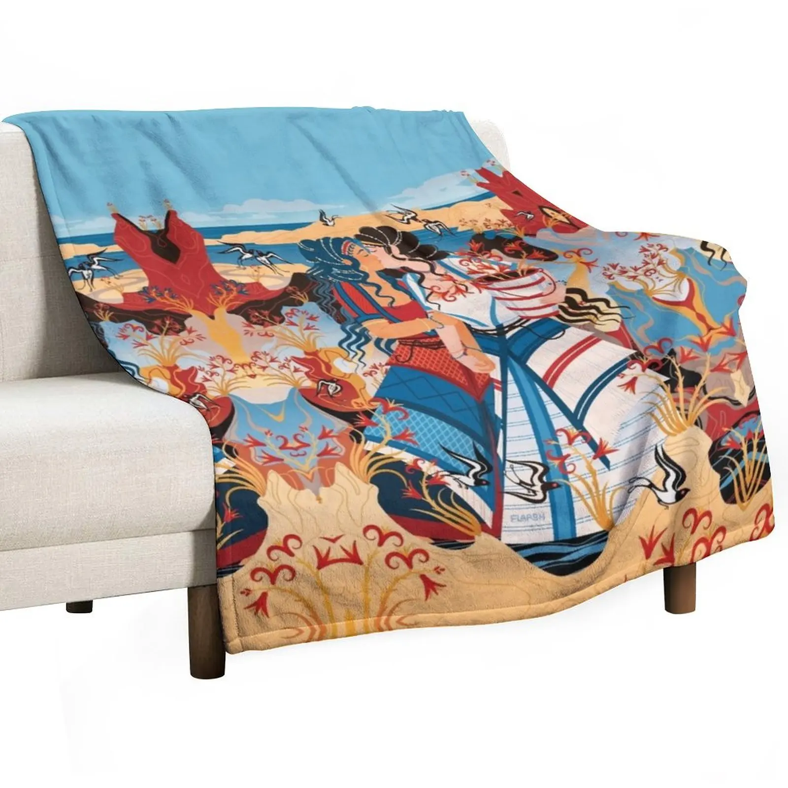 Любители Акриtiri - SFW Плед Путешествия Летние меховые изделия Кровать плед Одеяла