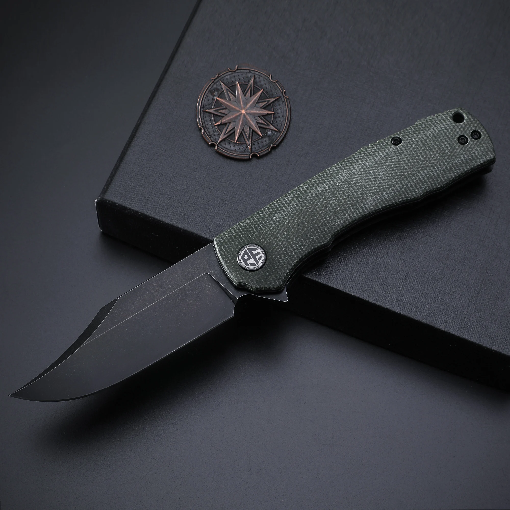 Складной нож с лезвием из стали PFP03 K110 керамический карманный Клинок