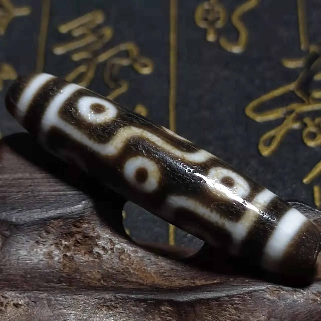 

Tibetan 9 Eyes Totem Weathered Black/White Agate DZI Beads Men&Women Amulet Jewelry Necklace Pendant DIY Free Shipping