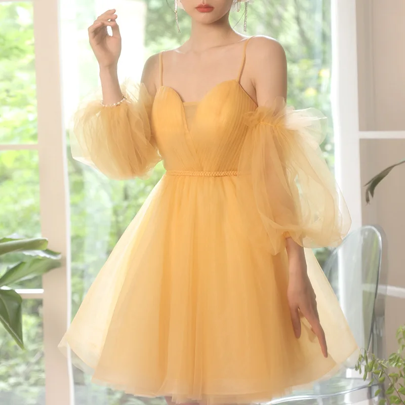 

Новинка 2022, повседневное длинное Сексуальное Милое милое женское вечернее мини-платье на бретелях, элегантная винтажная одежда для весны и ...