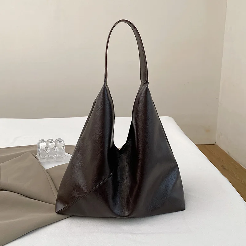 Новая повседневная сумка через плечо в стиле ретро кофейного цвета для женщин и