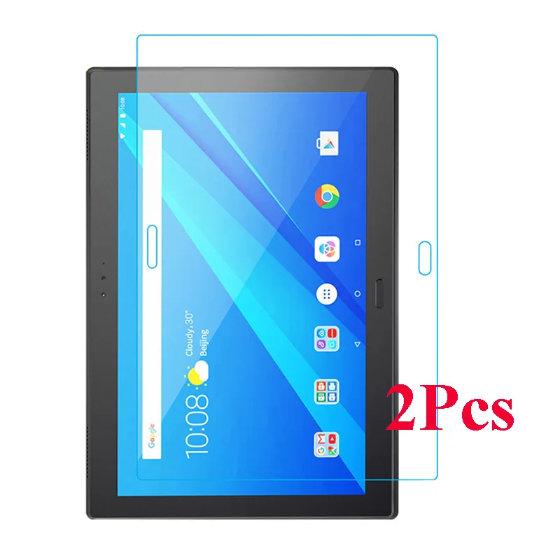 

2 шт., Защитное стекло для Lenovo Tab 4 10 Plus