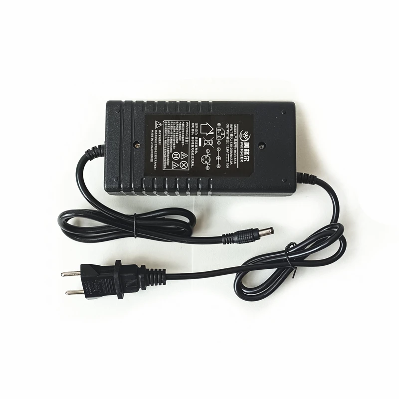 

12.6V 10A lithium ion battery charger AC130-250V,2.0A multi-functional 12V battery smart quick charge li-ion adapter