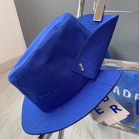 ader error top hat jazz hat blue men women 11 embroidered logo sun protection hat ader error bucket het