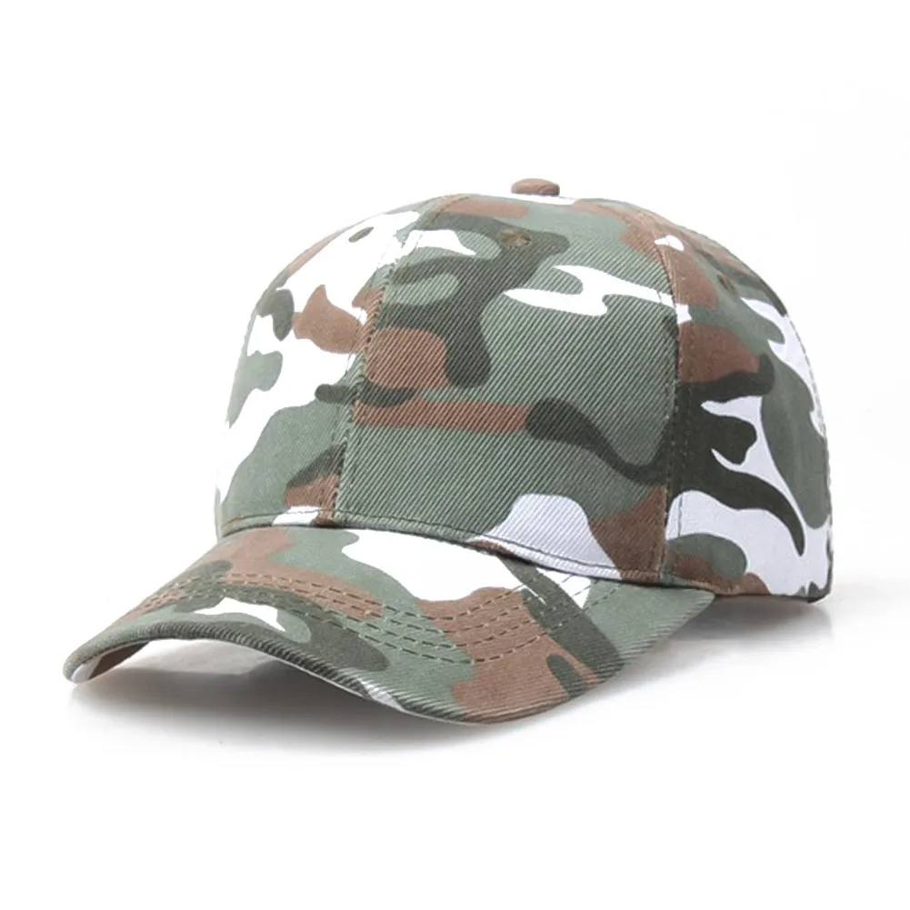 

Camouflage Hat Military Adjustable Camo Outdoor Sports Hunting Fishing Army Baseball Cap Casual Wide Brim Anti-UV Breathable Cap