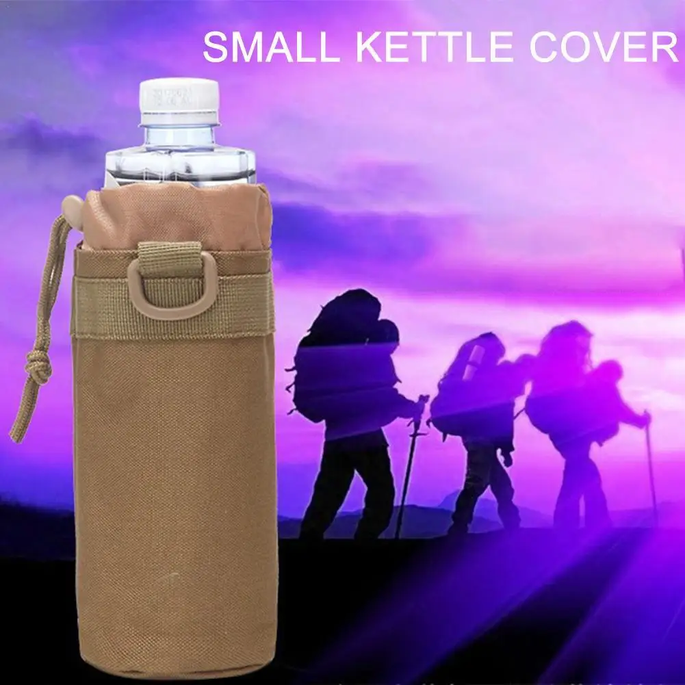 

Тактическая Сумка для бутылки с водой с системой «Молле», портативная универсальная карманная сумка для чайника, охоты, кемпинга, сумка на ш...