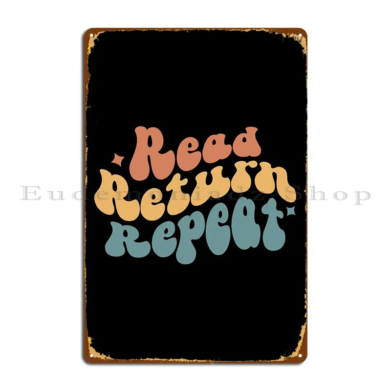 

Книги для чтения, металлическое украшение для гаража, создание настенного декора, оловянный знак, плакат