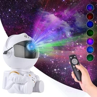nebula astronaut lamp galaxy star projector starry sky night light for kids bedroom ceiling room decor with remote control