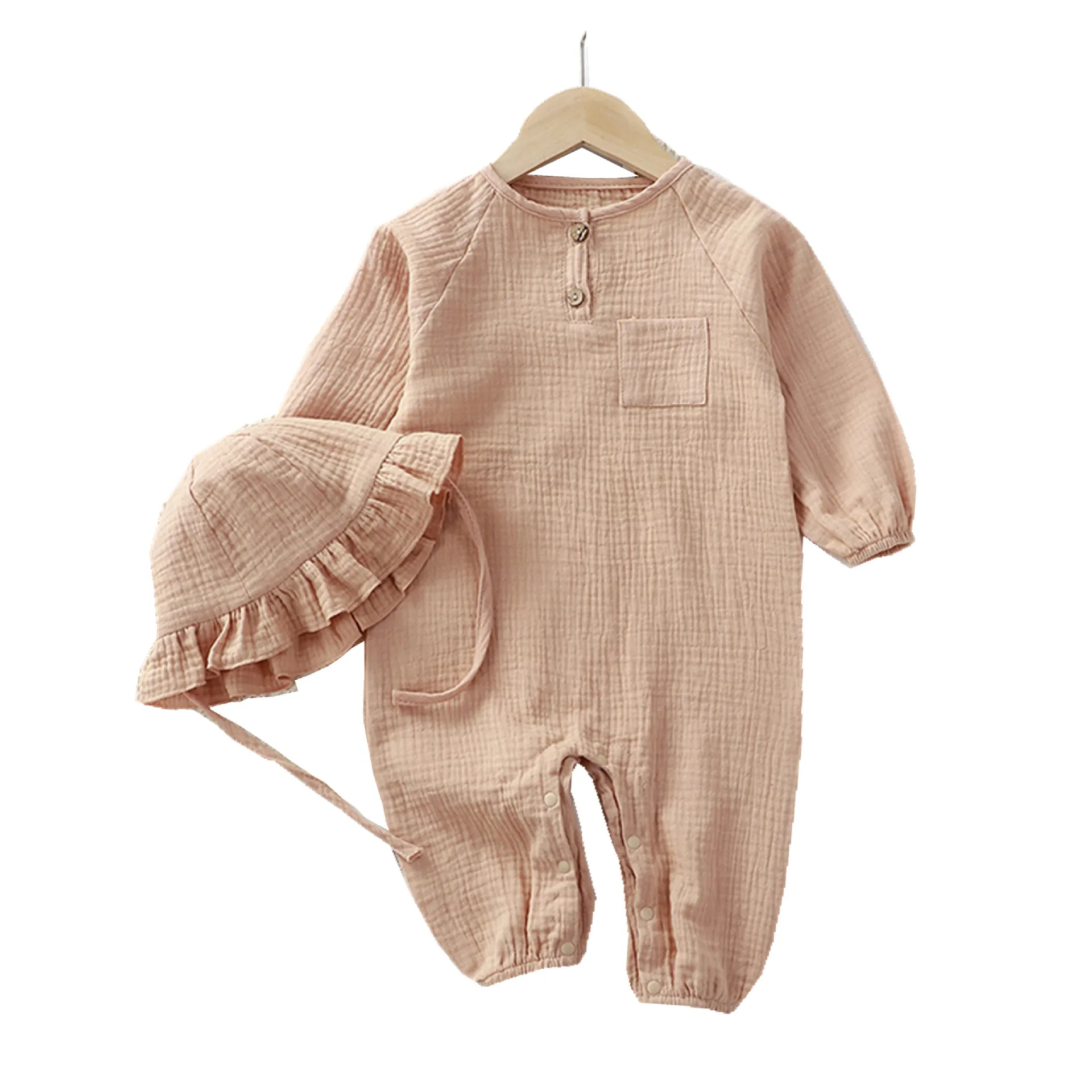 

Комбинезон для младенцев от 0 до 12 месяцев, одежда для мальчиков и девочек, хлопковый комбинезон с длинным рукавом, боди, цельная одежда для сна, наряды, костюм