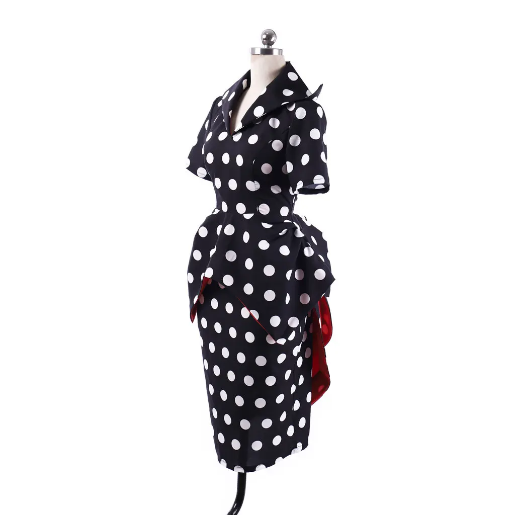 Платье для косплея CORALINE костюм матери-призрака платье в горошек другой матери