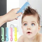 Цветная мультяшная безопасная детская расческа Macarons Детская щетка для волос безопасная расческа для новорожденных Детская щетка для волос детская расческа для мальчиков девочек подарок